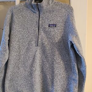 Patagonia Women's Zip-Up Gray Sweater